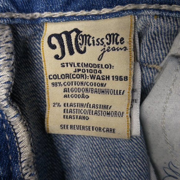 Miss Me Sunny Boot Cut Jeans Women's 28 Stretch Low Rise A158 - Picture 9 of 16